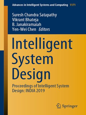 cover image of Intelligent System Design